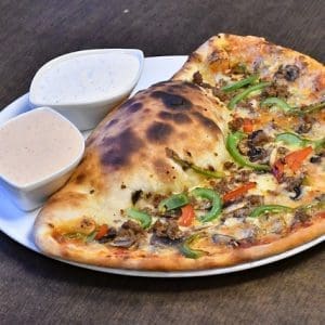 64. Döner Calzone mit Schinken und Paprika